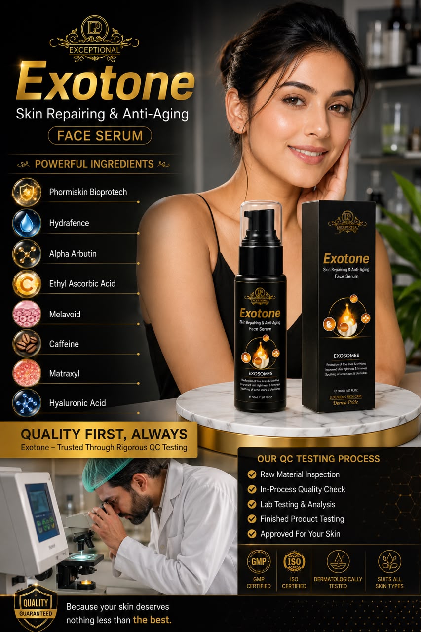 Exotone
Skin Repairing & Anti-Aging
Face Serum