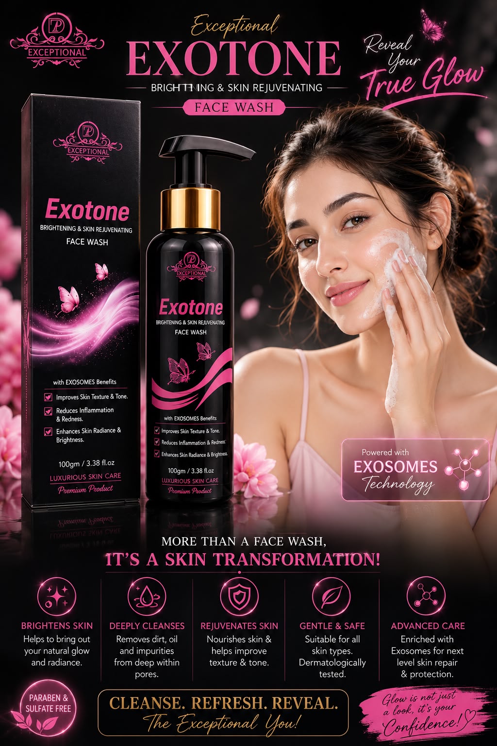 Exotone
Brightening & Skin Rejuvenating
Face Wash