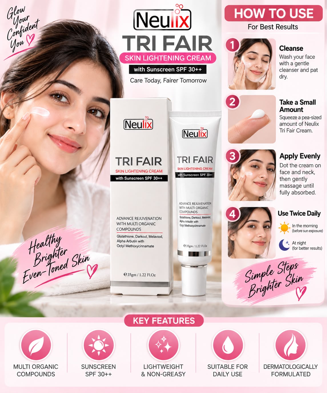Tri Fair Whitening Cream