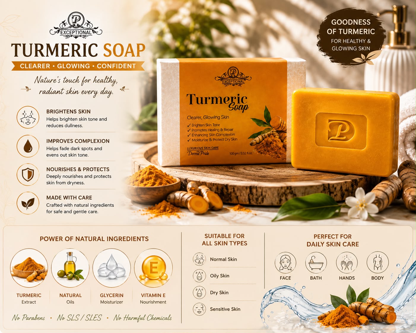 Turmeric soap