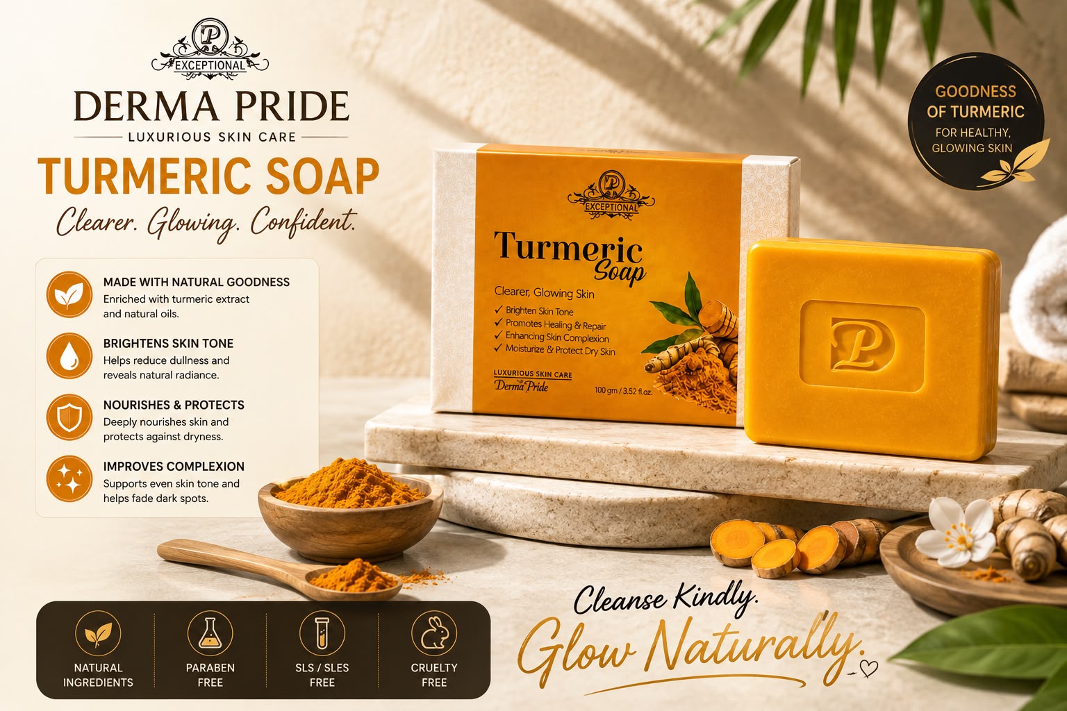 Turmeric soap