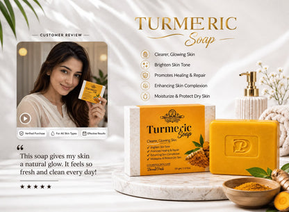 Turmeric soap