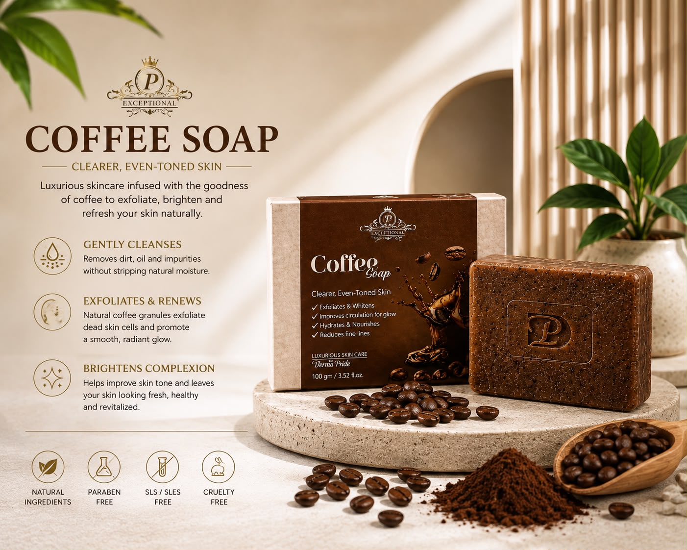 Coffee soap