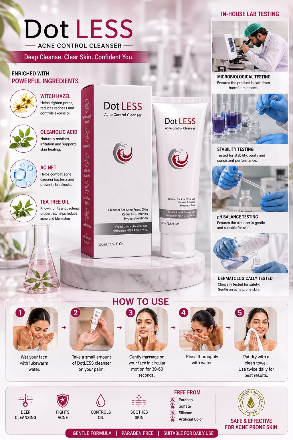 Dotless Acne control Cleanser