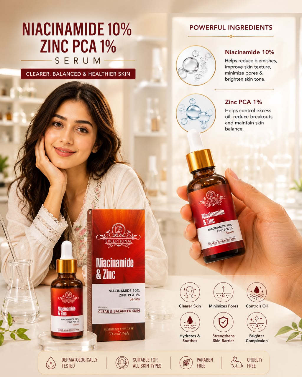 Niacinamide and Zinc Serum