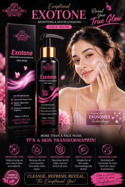 Exotone
Brightening & Skin Rejuvenating
Face Wash