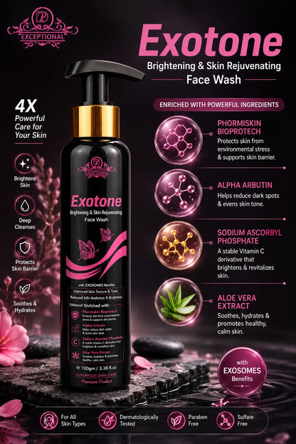 Exotone
Brightening & Skin Rejuvenating
Face Wash