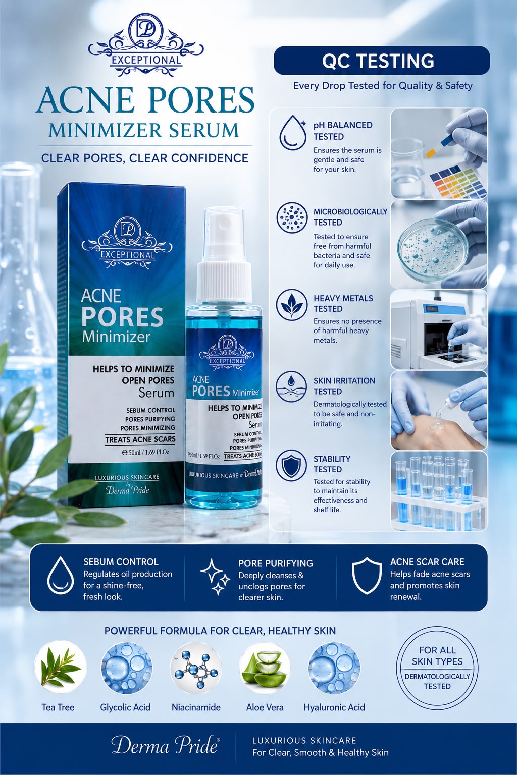 Acne Pores Minimizer Serum spray