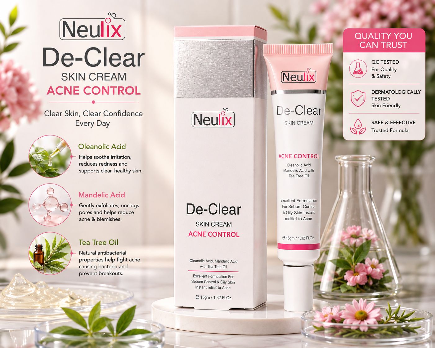 De clear Anti Acne Cream