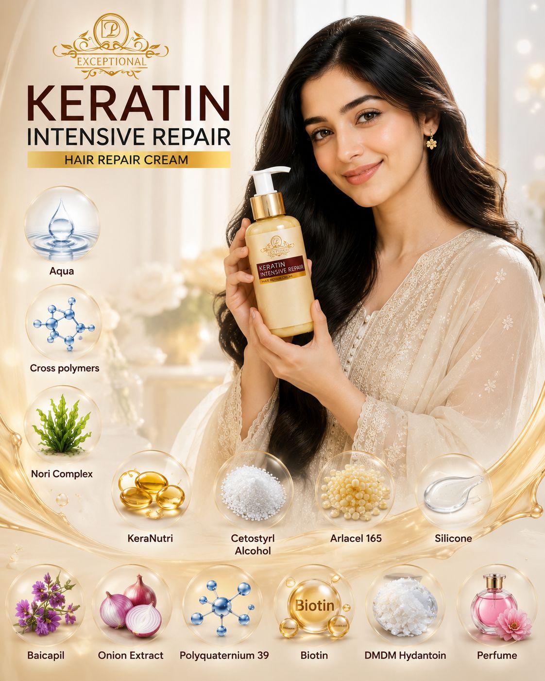 Keratin Intensive Hair Care Cream