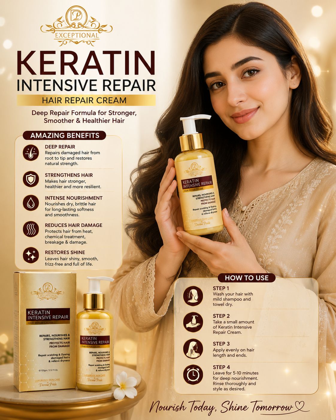 Keratin Intensive Hair Care Cream