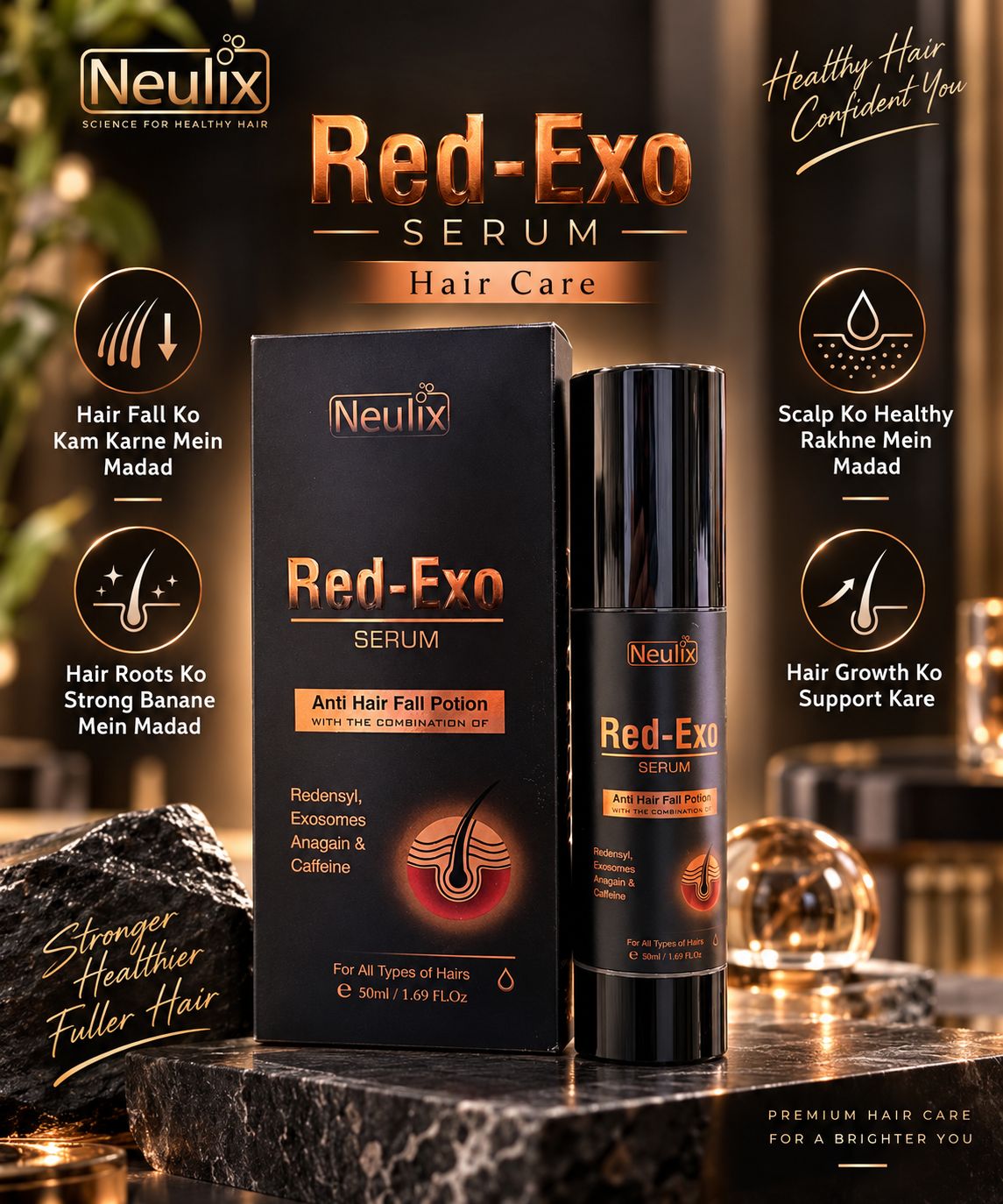 Red-Exo hair serum