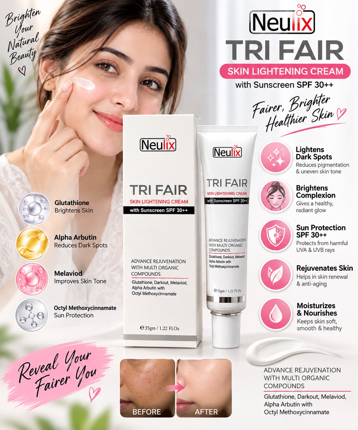 Tri Fair Whitening Cream